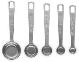 Le Creuset Stainless Steel Measuring Spoons, Set of 5