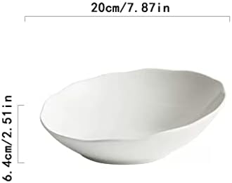 Chicken Salad Bowl Oblique Salad Bowl Vegetable and Fruit Plate Large