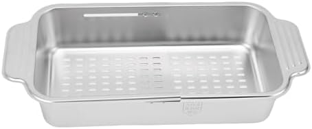 Stainless Steel Over Sink Colander Expandable Drain Basket Extendable