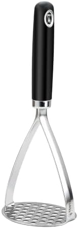 Potato Masher, 10.25 Inch Stainless Steel Masher with Non-Slip TPR