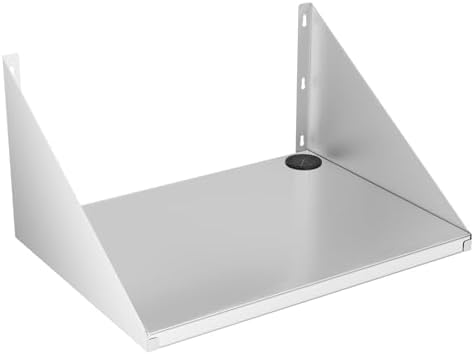 Stainless Steel Floating Microwave Shelf, 18"x24"