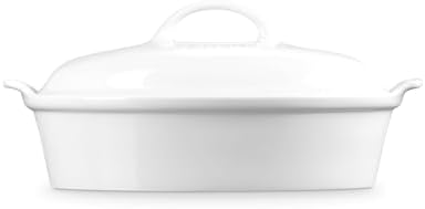 Le Creuset Stoneware Covered Oval Casserole, 4 qt.