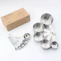 Premium No Rust 10-Piece Stainless Steel Measuring Cups & Spoons Set, Cups and by Unknown