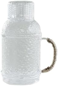 Drinking 2200ml Glass Water Pitcher Carafe with Lid