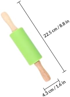 4pcs Kitchen Rolling Pin Set for Boys and Girls Baking and Dough