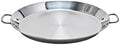Garcima 16-inch Stainless Flat Bottom Paella Pan, 40cm