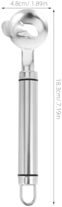 Hemoton Dough Cutter 7.20 Inch Stainless Steel Chinese Noodle Scraper