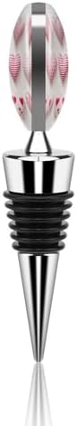 Bright Peach Heart Wine Stopper Vacuum Alloy Wine Bottle Stopper
