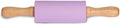 Small Rolling Pin for Kids, Non-Stick Silicone Surface with Wooden