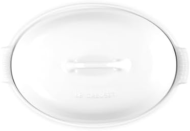 Le Creuset Stoneware Covered Oval Casserole, 4 qt.