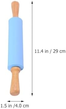 2pcs Silicone Rolling Pin for Baking and Pastry Making, Non-stick