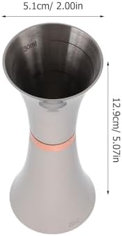 Stainless Steel Double Jigger 60ml 45ml Hourglass Cocktail Measuring
