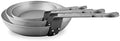 Mauviel M'Steel Black Carbon Natural Nonstick 3-Piece Frying Pan Set