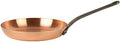 pure copper frying pan Ø 11 in, thick-walled | skillet made of solid