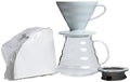 HARIO V60 Coffee Pour Over Kit, Ceramic Dripper, 100ct Filters