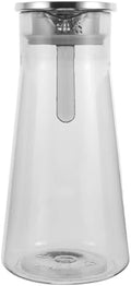 VOSAREA Acrylic Water Carafe with Lid 1.5l Cold and Hot Beverage