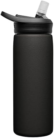 CamelBak Eddy+ Stainless Steel Bite Valve Water Bottle 20oz, Black