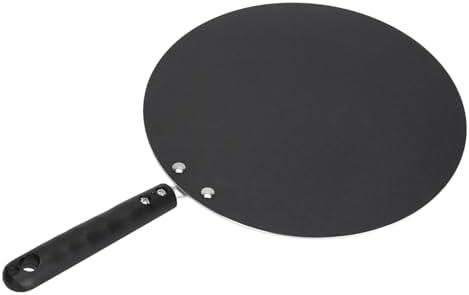 ZJchao 12 Inch Crepe Pan, Nonstick Granite Coating Tawa Round Pancake