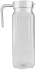 1 quart plastic pitcher with lid and spout 1l milk jug 500ml acrylic