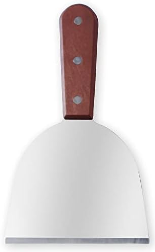 Stainless Steel Slant Grill Griddle Spatula Scraper Diner Flat