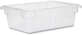 Rubbermaid Commercial 3309CLE Food/Tote Boxes, 3 1/2gal, 18w x 12d x