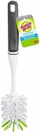 Scotch-Brite Glass and Water Bottle Brush, Long-Lasting, Safe on Glassware by Scotch-Brite