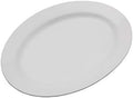 Everyday White Porcelain Oval Serving Platter, 16 Inch Large Turkey