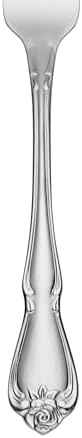 Oneida True Rose 45 Piece Everyday Flatware, Service for 8, 18/0 Stainless Steel, Silverware Set, Silver