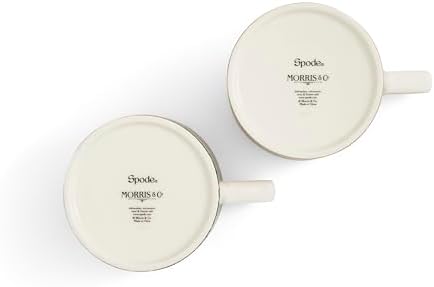 Spode Morris & Co 12oz Mugs, Set of 2 (Pimpernel & Forest Hare)