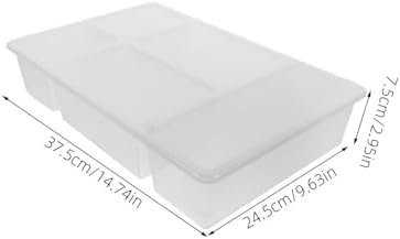 Kichvoe Food Storage Container with Lid, Stackable Refrigerator