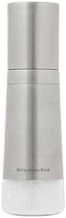 KitchenAid Stainless Steel Filled Salt Grinder, 8 Inch