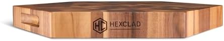HexClad 15" Walnut Charcuterie Board and Cutting Board