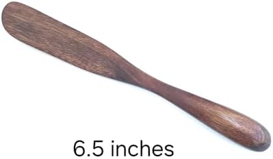 Lustiger Chef Cooking Spoon and Spreading Knife Set, 100% Wood, Cookie