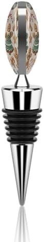 Christmas Dress Wine Stopper Vacuum Alloy Wine Bottle Stopper Reusable