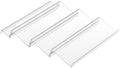 Acrylic Expandable Spice Rack Organizer with Tilted Multi Tier Design
