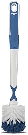 Unger 12.7” Flexible Glass and Bottle Scrub Brush, Extra-Long