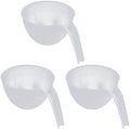 3pcs Plastic Sauce Mixing Bowls with Handle, Nesting Microwave Cuisine