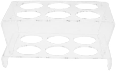 Egg Storage Box 12-slot Stackable for Refrigerator, Acrylic