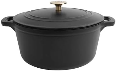 ZLINE 5-Piece Enameled Cast Iron Cookware Set in Black Matte