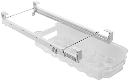 Adjustable Sliding Egg Drawer, Holds 18 Eggs, Clear