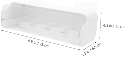 PET Fridge Egg Box with Drawer Design, 10 Slots for Eggs Xmas