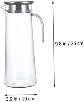 1.2l Water Pitcher with Lid Acrylic Beverage Server