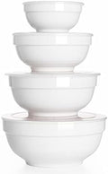 DOWAN Ceramic Bowl Set with Lids, Serving Bowls, Food Storage