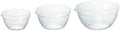 HARIO KB-1318 Single-Mouth Bowl, Heat Resistant Glass, Set of 3, Multi