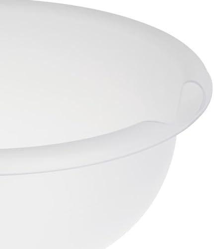8 Piece Plastic Nesting Bowl Set with Lids, 1.5-5.5 Qt, BPA Free