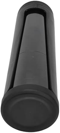 Coffee Filter Storage Dispenser with Visual Window Design, Black