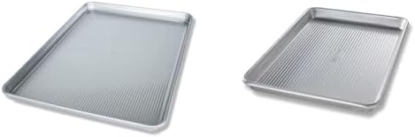 USA Pan Extra Large and Quarter Sheet Baking Pans with Nonstick
