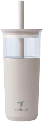 REDUCE Aspen - 20oz Vacuum Insulated Glass Tumbler - Extra Wide Straw