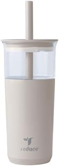 REDUCE Aspen - 20oz Vacuum Insulated Glass Tumbler - Extra Wide Straw