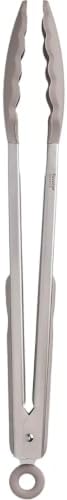 Tovolo Stainless Steel Tongs, 9" & 12", Silicone Tips